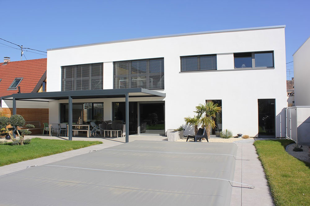 Construction passive avec menuiseries bois-aluminium