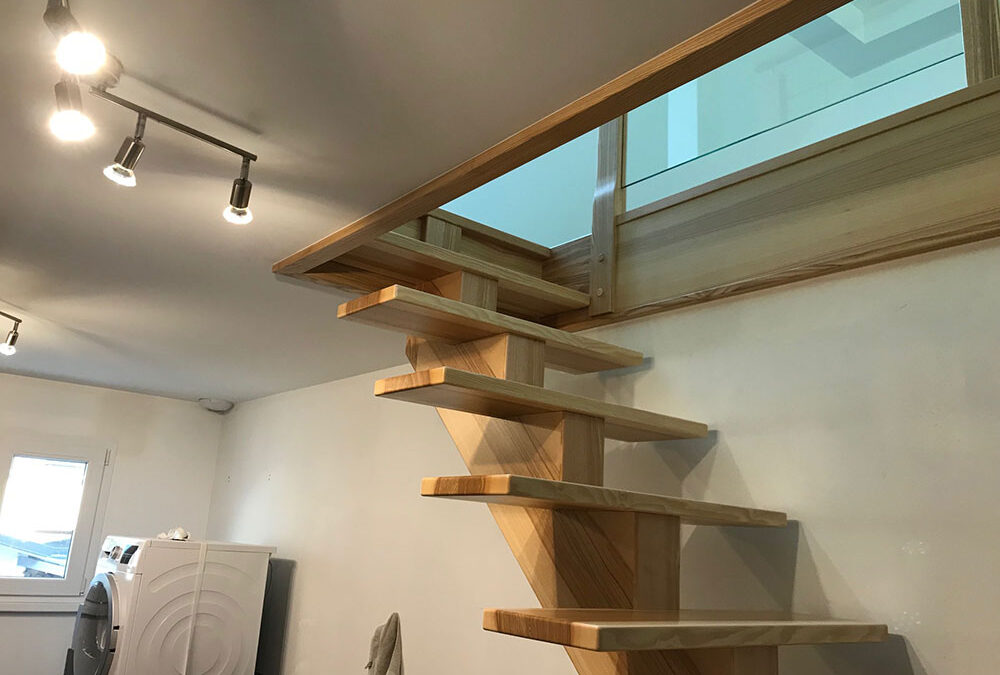 Rénovation intérieure – Escalier sur mesure