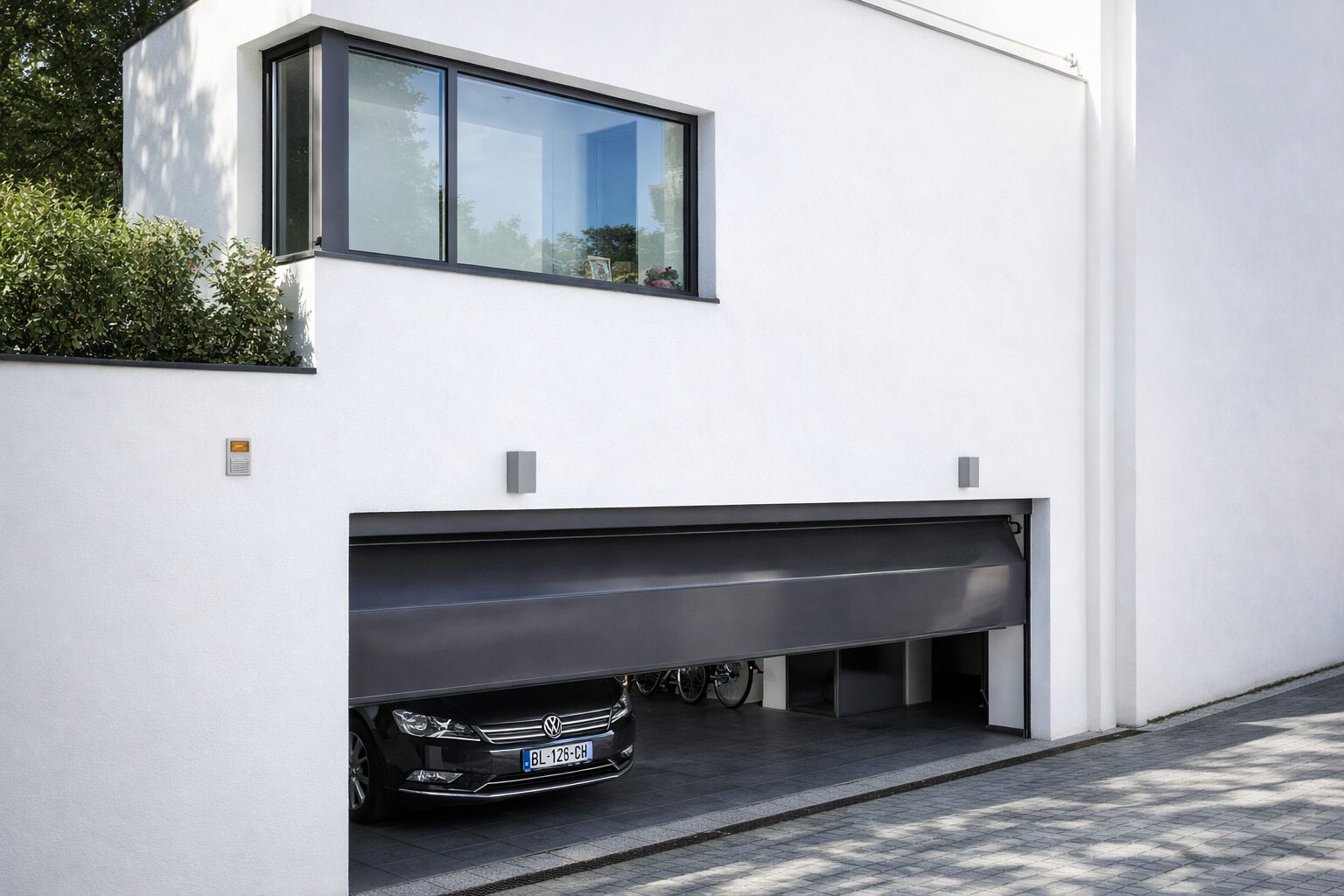 Porte garage motorisée - Domotique